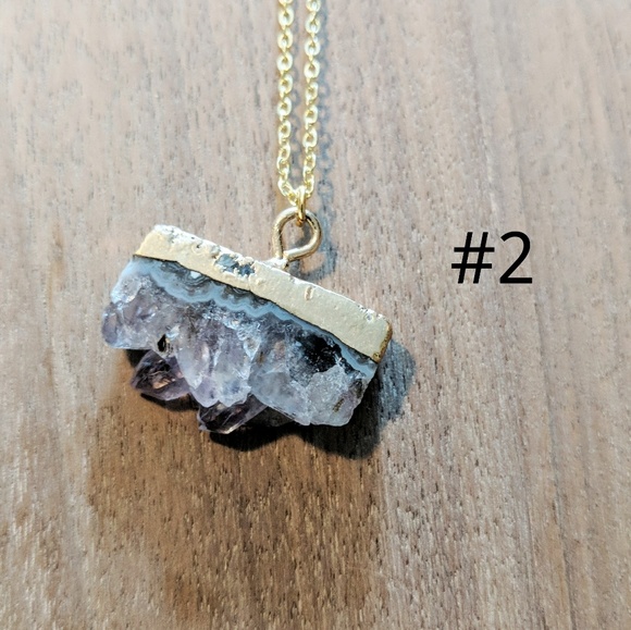☀️LAST 1☀️Amethyst 14k Gold Plated Necklace - Picture 4 of 6